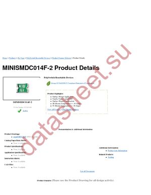 MINISMDC014F-2 datasheet  